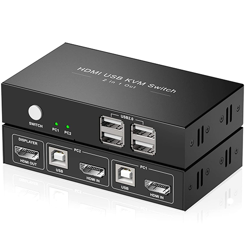 Rybozen HDMI USB KVM Switch 2 in 1 out X002Q8LJY1